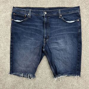 Levis 511 Men's Size‎ 42 Slim Blue Denim Jean Shorts Raw Hem Stretch